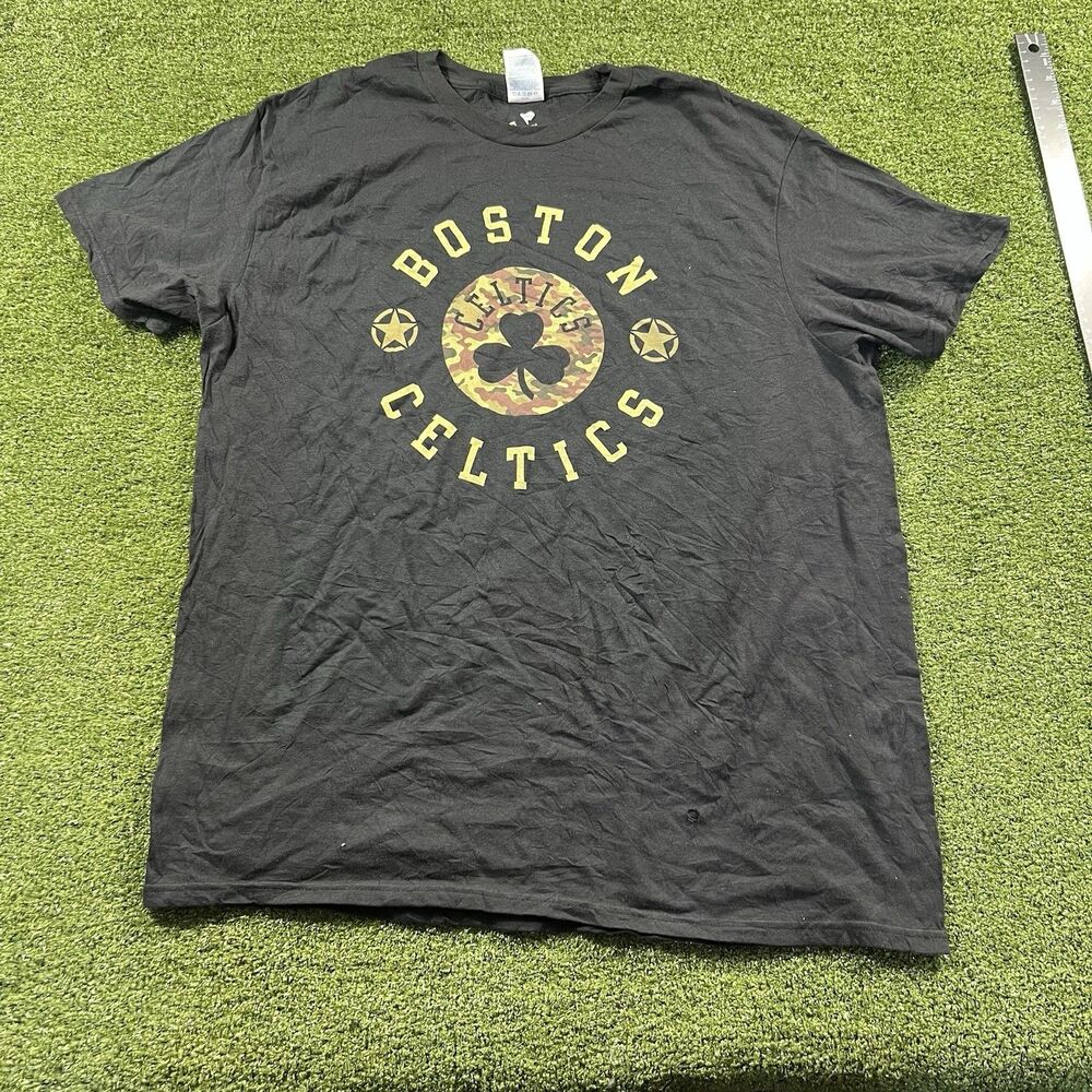 Men's Fanatics Military Boston Celtics NBA Short Sleeve Mens Size XL NWOT